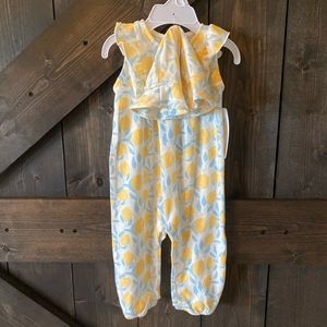 Lemon romper with hat